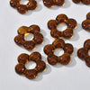 Wholesale Coloured Glaze Handmade Flower Beaded Jewelry With Baking Paint Design Necklace Bracelet Earrings