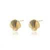 Wholesale Conch Shell And Starfish Earrings Stainless Steel Copper Gold Geometric Electroplated Unisex