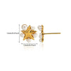Wholesale Conch Shell And Starfish Earrings Stainless Steel Copper Gold Geometric Electroplated Unisex