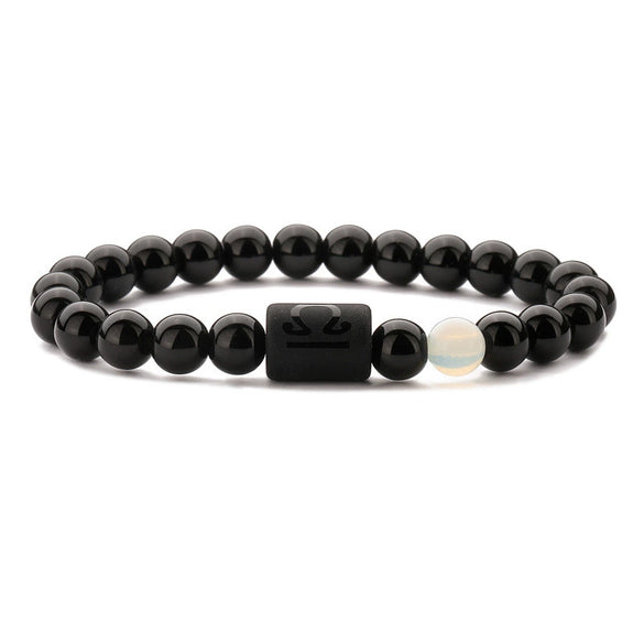 Wholesale Constellation Agate Elastic Handmade Bracelet