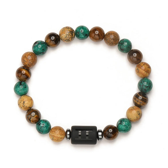 Wholesale Constellation Agate Elastic Handmade Bracelet