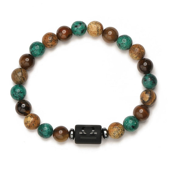 Wholesale Constellation Agate Elastic Handmade Bracelet