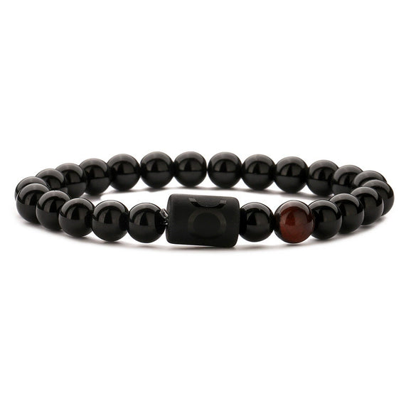 Wholesale Constellation Agate Elastic Handmade Bracelet