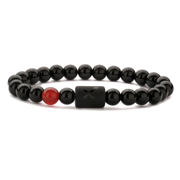 Wholesale Constellation Agate Elastic Handmade Bracelet