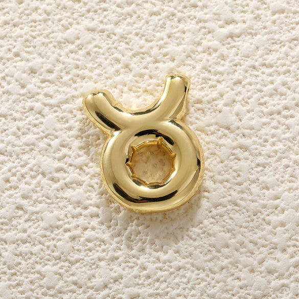 Wholesale Constellation Copper Gold Plated Fashion Necklace Pendant Diy Accessories