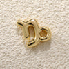 Wholesale Constellation Copper Gold Plated Fashion Necklace Pendant Diy Accessories