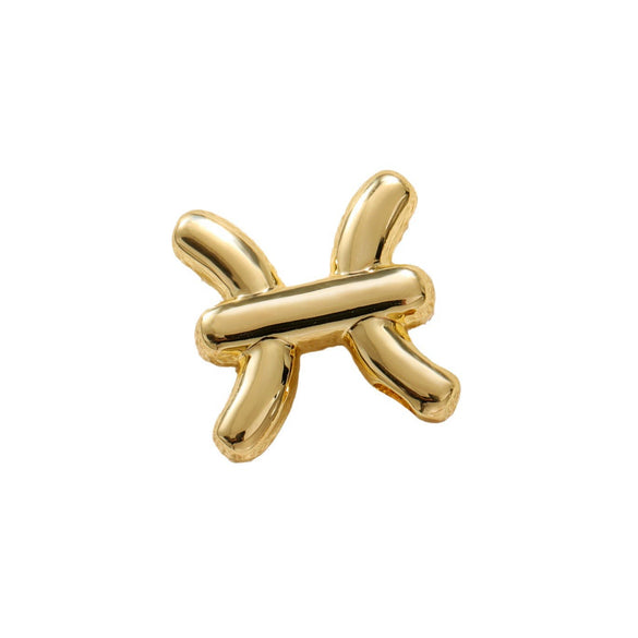 Wholesale Constellation Copper Gold Plated Fashion Necklace Pendant Diy Accessories