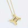 Wholesale Constellation Copper O Chain Necklace For Women Electroplated Creative Design