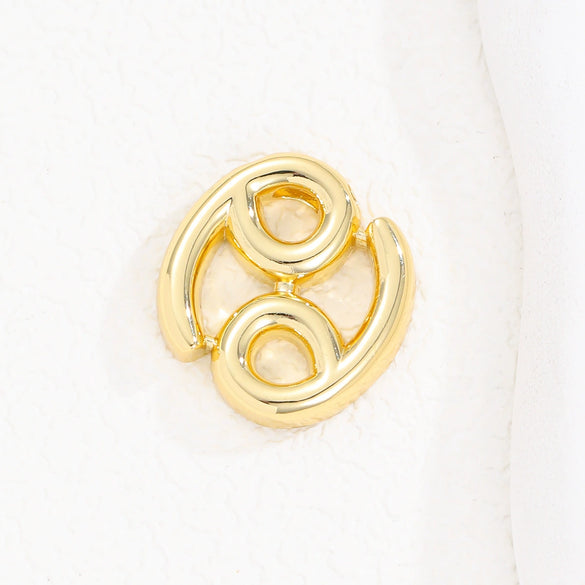 Wholesale Constellation Fashion Pendant Necklace Brass Copper Bead Chain Electroplating For Women