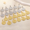 Wholesale Constellation Pendant Necklace Copper Real Gold Plated Jewelry Accessories