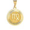 Wholesale Constellation Pendant Necklace Copper Real Gold Plated Jewelry Accessories