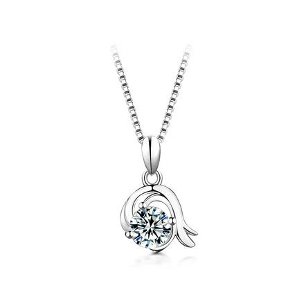 Wholesale Constellation Pendant Necklace 925 Sterling Silver With Star Pattern And Diamond Treatment For Women