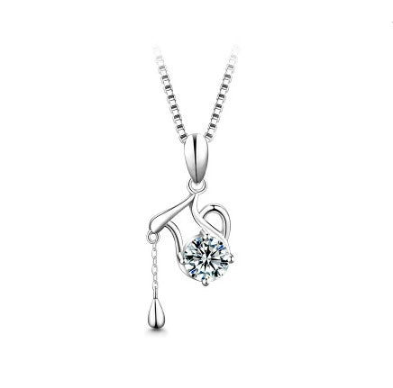 Wholesale Constellation Pendant Necklace 925 Sterling Silver With Star Pattern And Diamond Treatment For Women