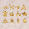 Wholesale Constellation Stainless Steel Pendant Necklace Earrings Furnace Electroplated