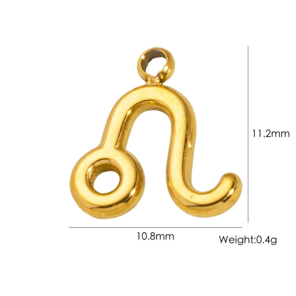 Wholesale Constellation Stainless Steel Pendant Necklace Earrings Furnace Electroplated