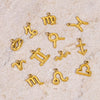 Wholesale Constellation Stainless Steel Pendant Necklace Earrings Furnace Electroplated