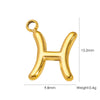 Wholesale Constellation Stainless Steel Pendant Necklace Earrings Furnace Electroplated
