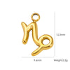 Wholesale Constellation Stainless Steel Pendant Necklace Earrings Furnace Electroplated