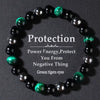 Wholesale Constellation Style Handmade Agate And Tiger Eye Stone Stretch Bracelet For Men And Women