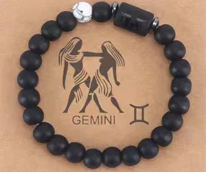 Wholesale Constellation Style Handmade Agate And Tiger Eye Stone Stretch Bracelet For Men And Women