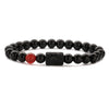Wholesale Constellation Style Handmade Agate And Tiger Eye Stone Stretch Bracelet For Men And Women