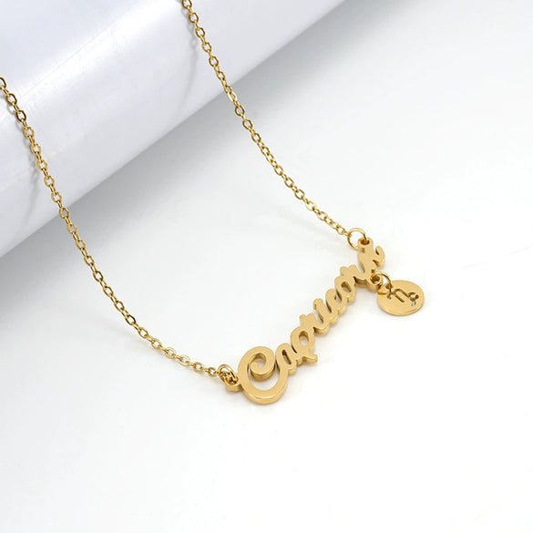Wholesale Constellation 316L Stainless Steel Necklace With Vacuum Plating For Female