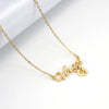 Wholesale Constellation 316L Stainless Steel Necklace With Vacuum Plating For Female