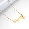 Wholesale Constellation 316L Stainless Steel Necklace With Vacuum Plating For Female