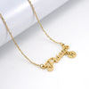 Wholesale Constellation 316L Stainless Steel Necklace With Vacuum Plating For Female