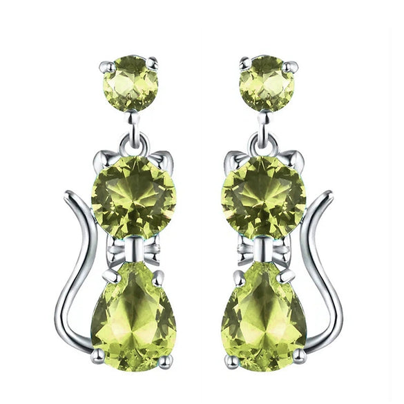 Wholesale Copper Animal Shaped Electroplated Lovely Style Women's Earrings