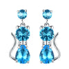 Wholesale Copper Animal Shaped Electroplated Lovely Style Women's Earrings