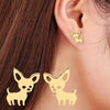 Wholesale Copper Animal Shaped Inlaid Zircon Women's Earrings