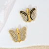 Wholesale Copper Animal Zodiac Style Butterfly Opening And Closing Necklace Pendant Electroplated Accessories Decorative Earrings Pendant