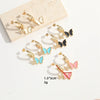 Wholesale Copper Animal Zodiac Style Electroplated Bow Earrings For Women