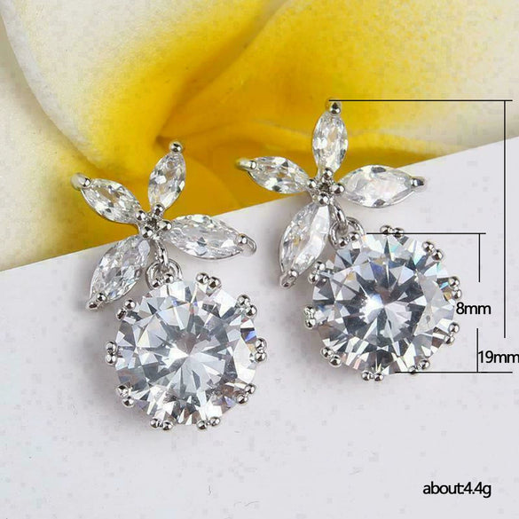 Wholesale Copper Bow Earrings For Women