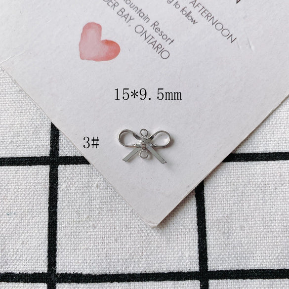 Wholesale Copper Bow Earrings With Electroplating Treatment Sweet Style For Girls