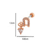 Wholesale Copper Bow Fashion Women's Cartilage Puncture Ear Bone Nail