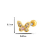 Wholesale Copper Bow Fashion Women's Cartilage Puncture Ear Bone Nail