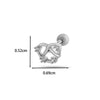 Wholesale Copper Bow Fashion Women's Cartilage Puncture Ear Bone Nail