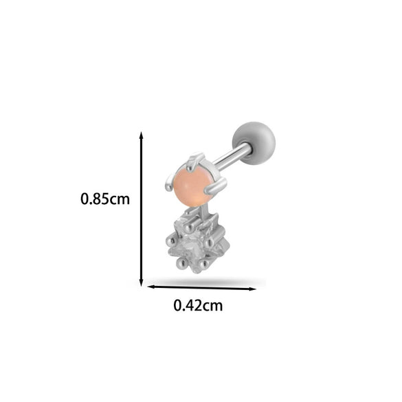 Wholesale Copper Bow Fashion Women's Cartilage Puncture Ear Bone Nail
