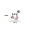 Wholesale Copper Bow Fashion Women's Cartilage Puncture Ear Bone Nail
