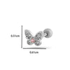Wholesale Copper Bow Fashion Women's Cartilage Puncture Ear Bone Nail