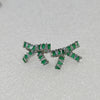 Wholesale Copper Bow Shape Electroplating Zircon Glitter Women's Earrings
