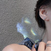 Wholesale Copper Butterfly Bow Electroplated Women's Earrings