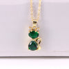 Wholesale Copper Cartoon Animals Geometric Mixed Gem Inlay Water Wave Chain Cat Necklace With Electroplating