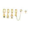 Wholesale Copper Cartoon Characters Animals Zodiac Zircon Tassel Earrings For Women