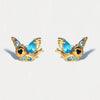Wholesale Copper Cartoon Characters Zircon Inlaid Fantasy Fairy Tale Character Earrings Set Jewelry