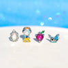 Wholesale Copper Cartoon Characters Zircon Inlaid Fantasy Fairy Tale Character Earrings Set Jewelry