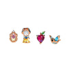 Wholesale Copper Cartoon Characters Zircon Inlaid Fantasy Fairy Tale Character Earrings Set Jewelry