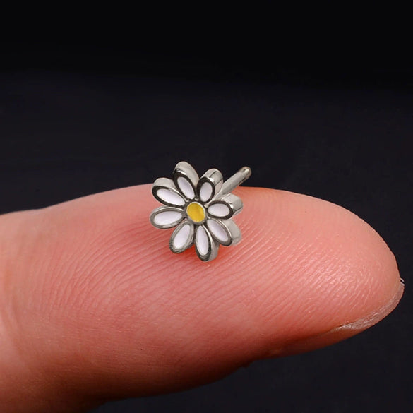 Wholesale Copper Daisy And Sunflower Stud Earrings For Women